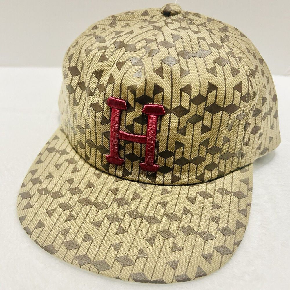 HUF Paradox Classic H‎ Caramel Snapback Hat Cap Adjustable Brown Outdoors